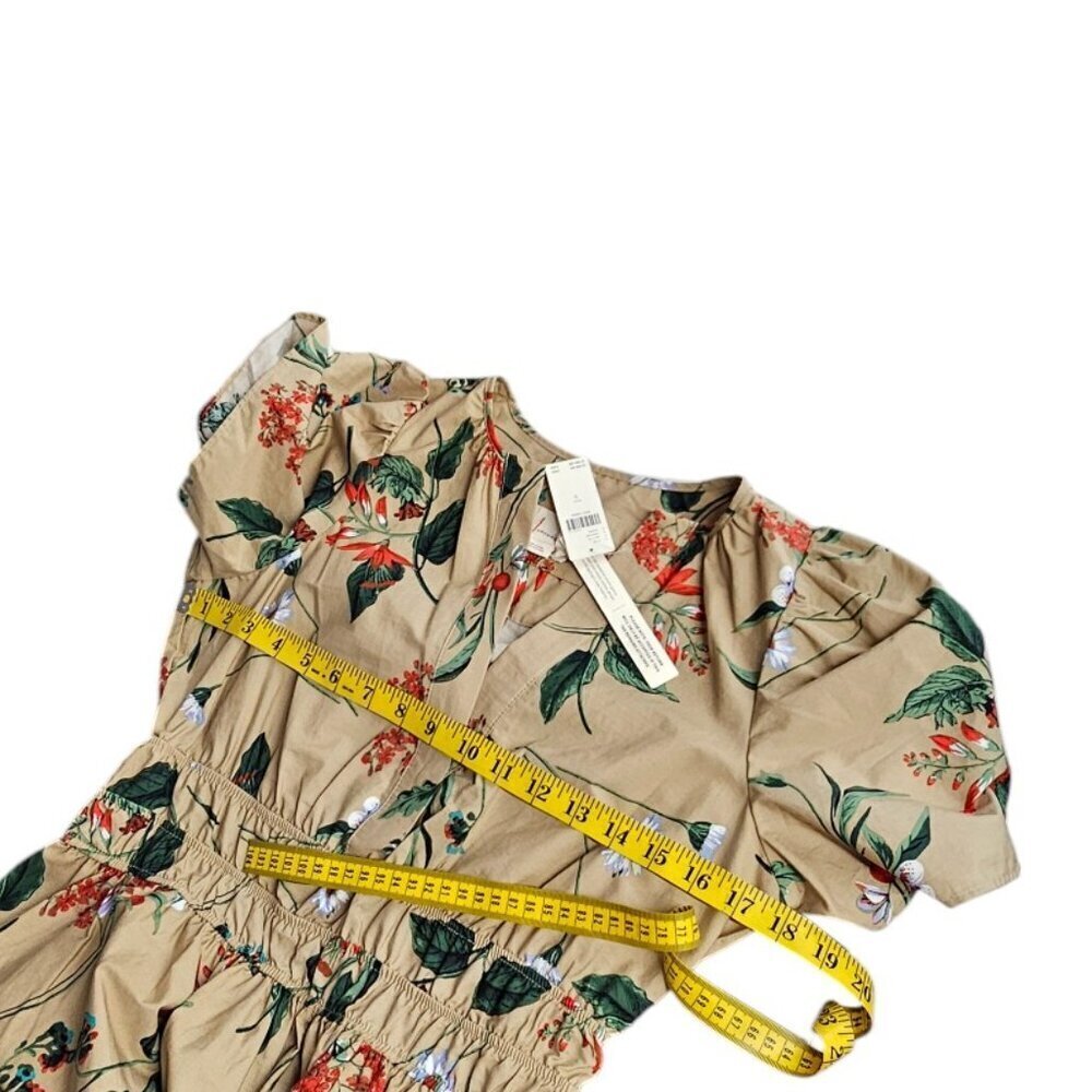 Anthropologie The Somerset Maxi Dress, Short Sleeve, Smocked, Tiered, Floral, S - Picture 6 of 10